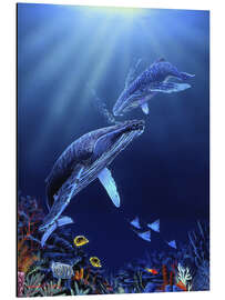 Magnettafel Blaue Stille