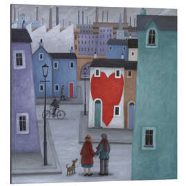 Magnettafel Wo das Herz ist