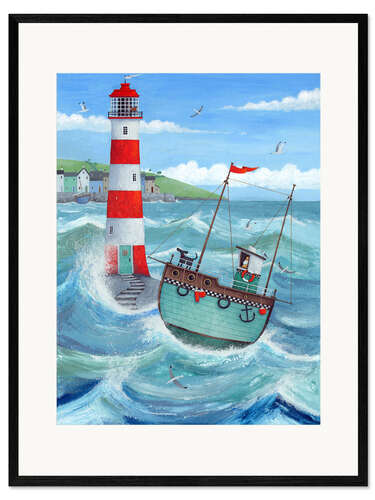Stampa artistica con cornice Faro