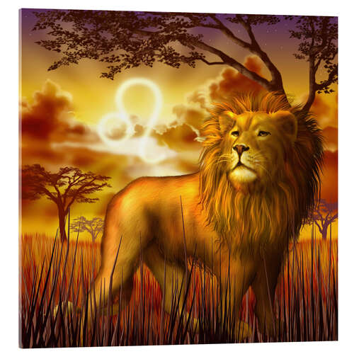Akryylilasitaulu Leo