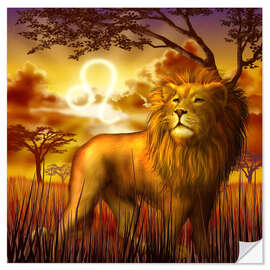 Wall sticker Leo