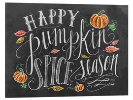 Cuadro de aluminio Happy Pumpkin Spice Season