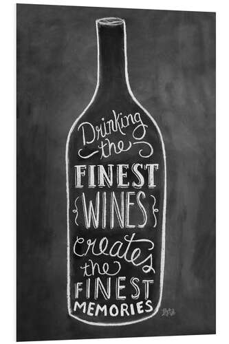 Tableau en PVC Finest wines