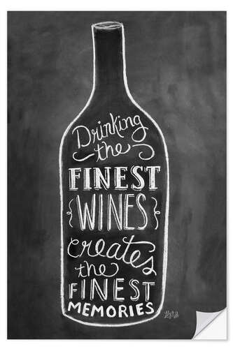 Sticker mural Finest wines