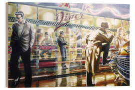 Obraz na drewnie Diner - Adrian Chesterman