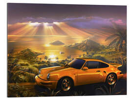 Gallery Print Porsche am Strand