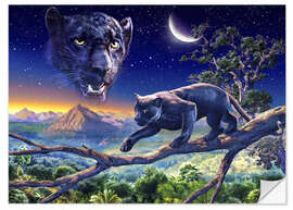 Sisustustarra Twilight panther