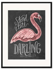 Gerahmter Kunstdruck Kopf hoch, Liebling