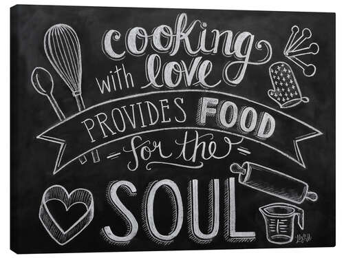 Stampa su tela Cooking With Love