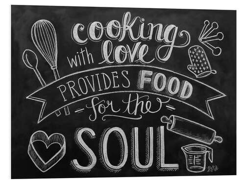 Foam board print Cooking With Love