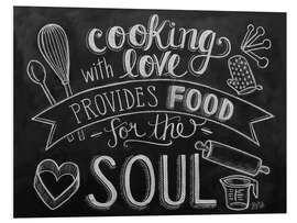 Foam board print Cooking With Love