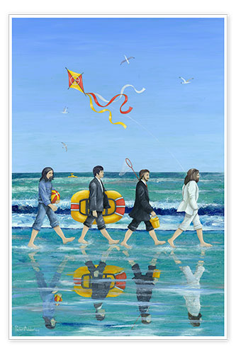 Póster Abbey Road Beach