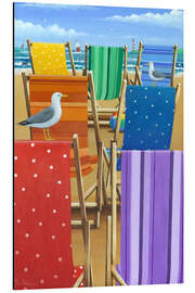 Magnettafel Regenbogen Liegestuhl