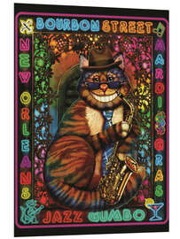 Foam board print Jazz Cat