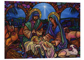 Stampa su PVC Stained Glass Nativity