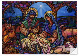 Wall sticker Stained Glass Nativity