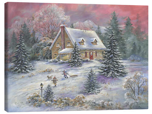 Quadro em tela Christmas at Dusk