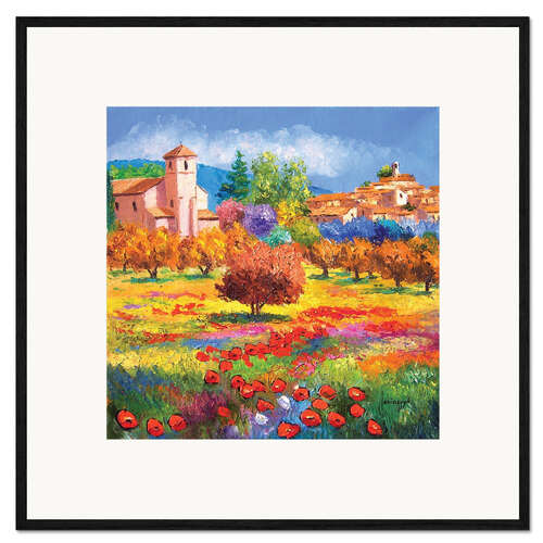 Framed art print Lourmarin