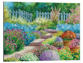 Magnettafel Blumen des Gartens