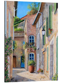 Magnettafel Sonniger Hinterhof