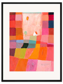 Gerahmter Kunstdruck In Bunten Feldern