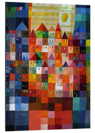 Magnettafel Kastenstadt am Mittag