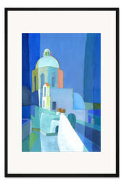 Gerahmter Kunstdruck Architektur der Wüste