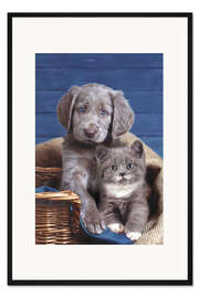 Gerahmter Kunstdruck brothers from different mothers