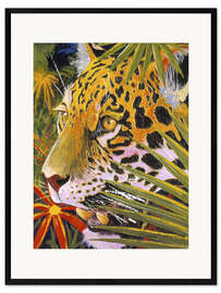 Framed art print Jaguar jungle