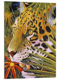 Quadro em plexi-alumínio Jaguar jungle