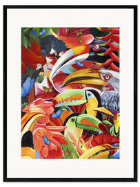 Framed art print Jungle colours