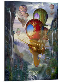 Magnettafel Ballonboote