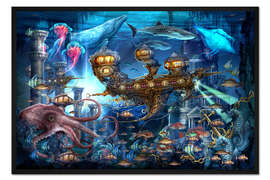 Gerahmter Kunstdruck Atlantis Express