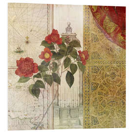 Quadro em PVC Wild Rose