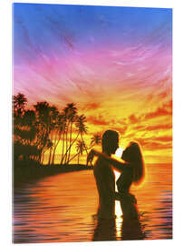 Acrylic print Sun lovers