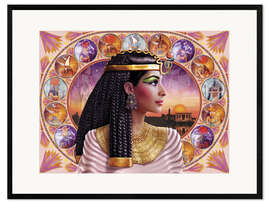 Stampa artistica con cornice Cleopatra