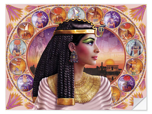 Selvklebende plakat Cleopatra