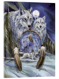 Quadro em acrílico  Wolves - Jody Bergsma