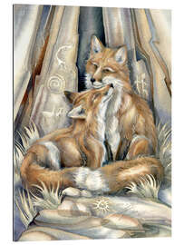 Galleriprint Foxes
