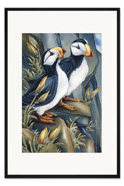 Gerahmter Kunstdruck Zwei hübsche Schnäbel