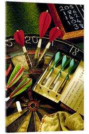 Acrylglasbild Dart - Simon Kayne