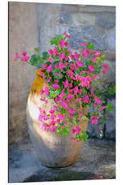 Magnettafel Blüten in irdenem Gefäß