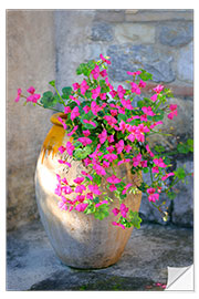 Sisustustarra Pink Patio Flowers 