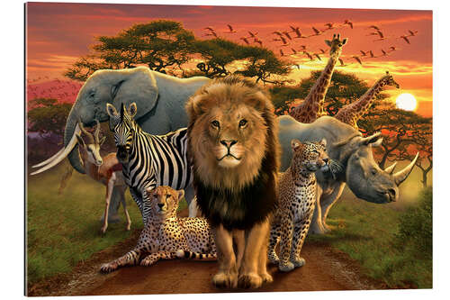 Gallery print African beasts