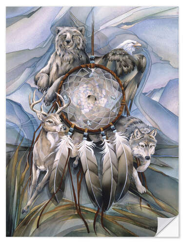 Naklejka na ścianę Dream catcher