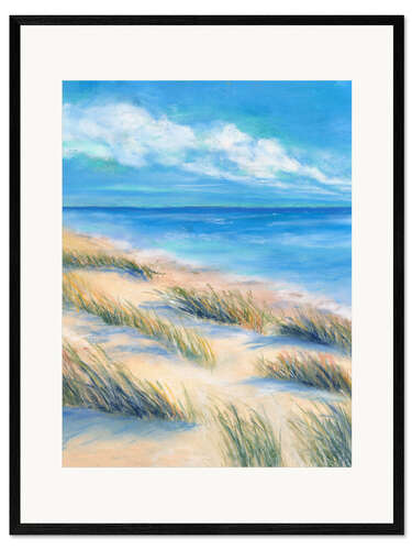 Impression artistique encadrée Vue sur la mer