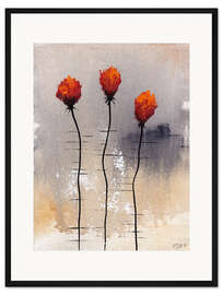 Gerahmter Kunstdruck Trio I