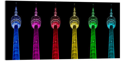 Stampa su vetro acrilico Stuttgart TV Tower