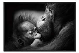 Gerahmter Kunstdruck Mutterliebe