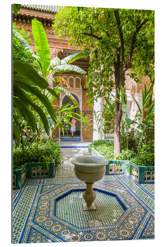 Galleritryck Bahia Palace in Marrakech